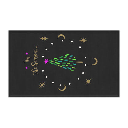 Green Holiday Tree Tea Towels (cotton, poly)