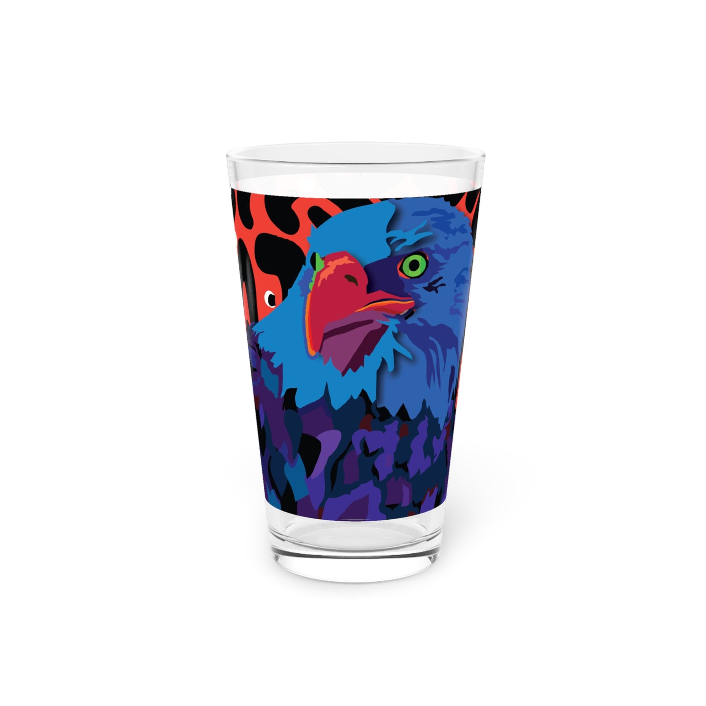 Electric Eagle Pint Glass, 16oz