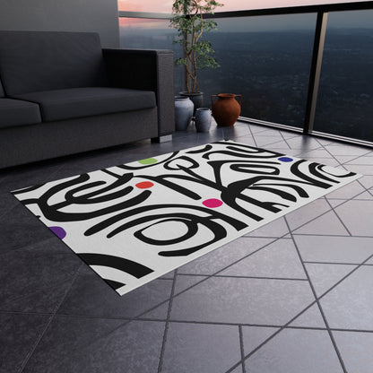 Bold Strokes Outdoor Rug