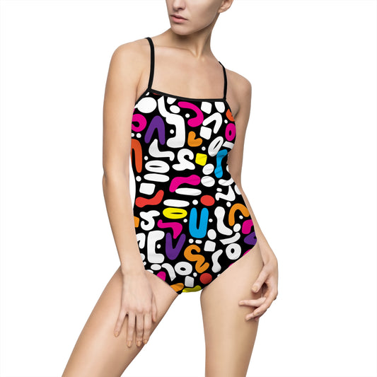 Color Doo Dads Women's One-piece Swimsuit