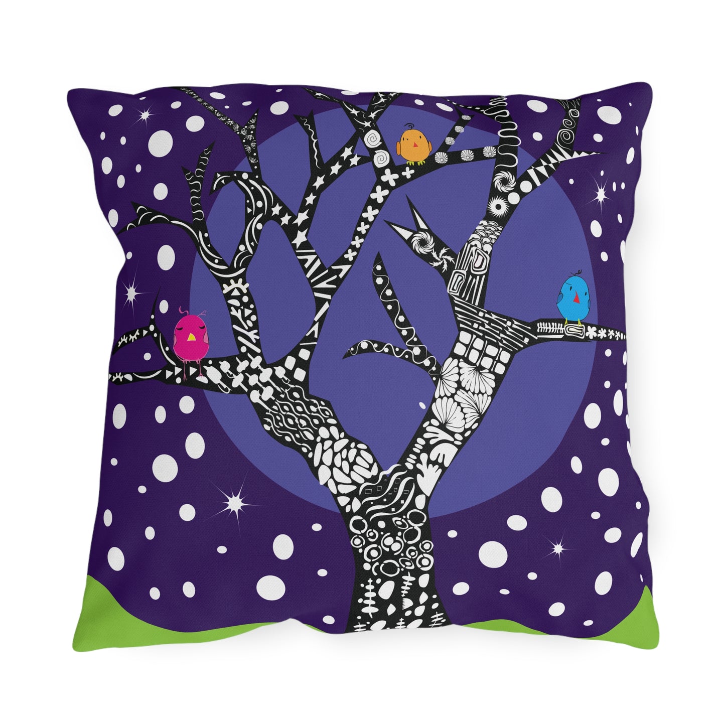 Winter Tree Outdoor Pillow