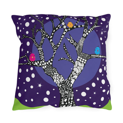 Winter Tree Outdoor Pillow