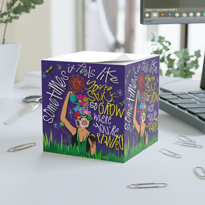 Grow Note Cube