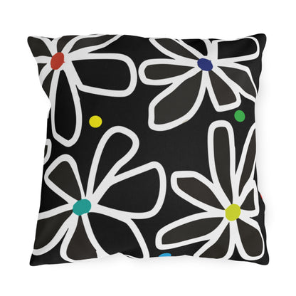 Summer Flower Love Outdoor Pillows