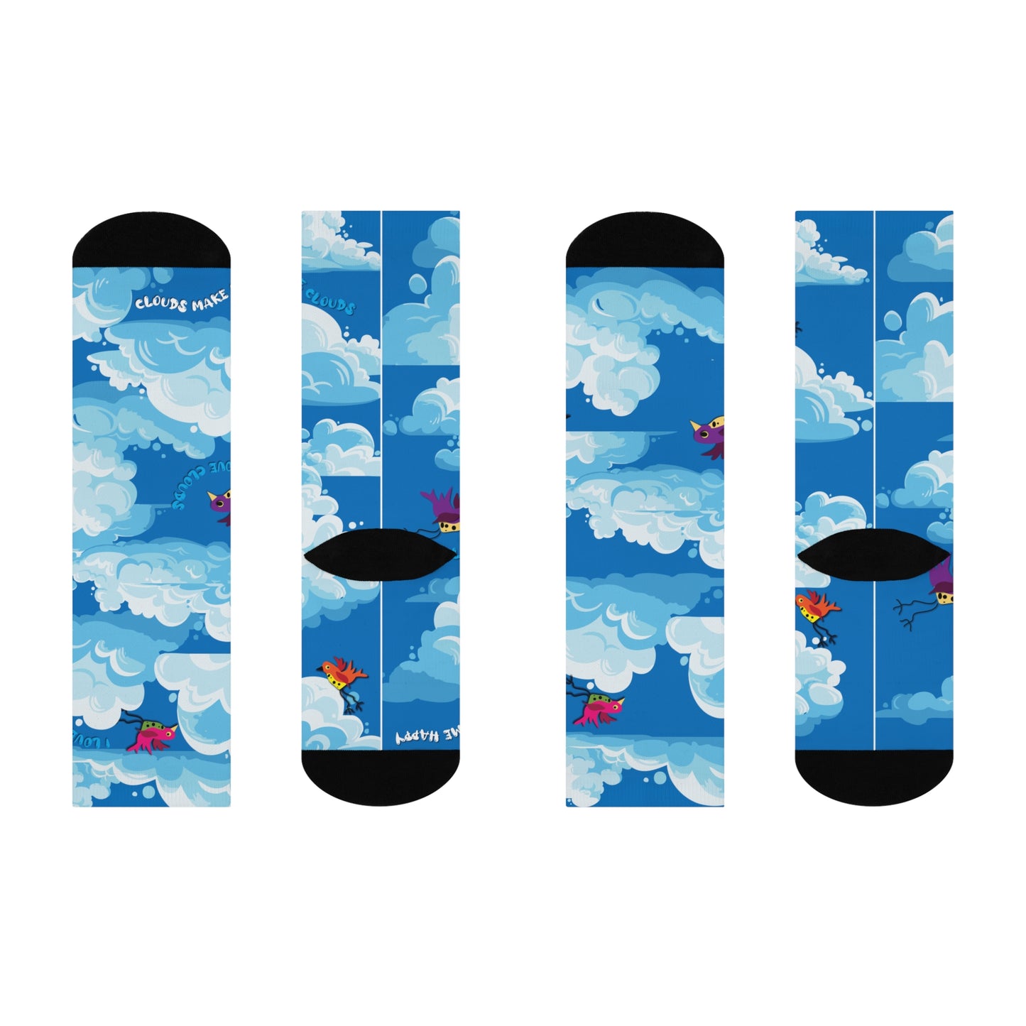In The Clouds Cushioned Crew Socks