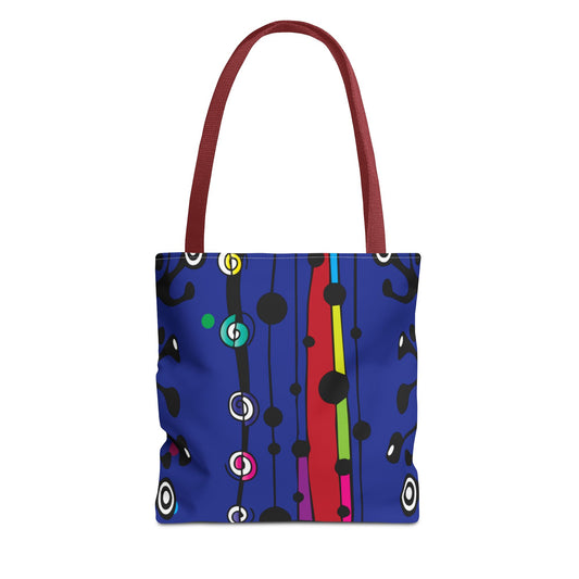 Blue Groove Tote Bag