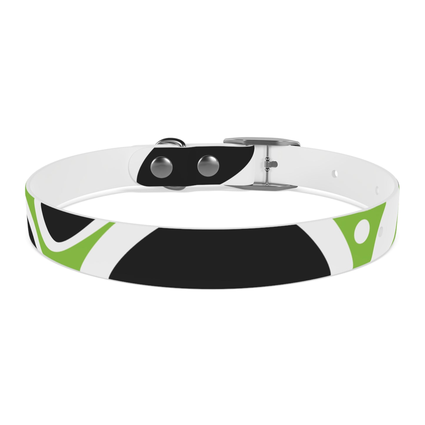 Lime Vivid Petal Edge Dog Collar