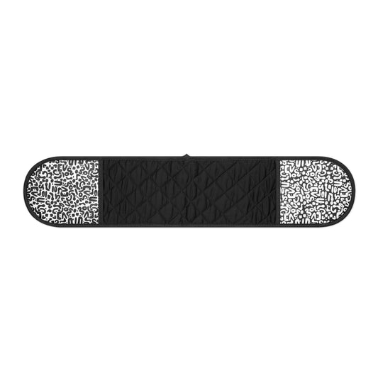 Black Optic Pop Oven Mitts