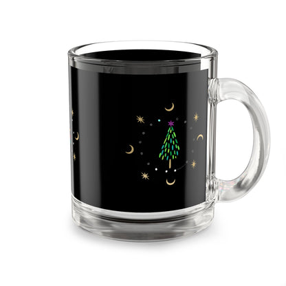 Holiday Trees Glass Mug, 10oz