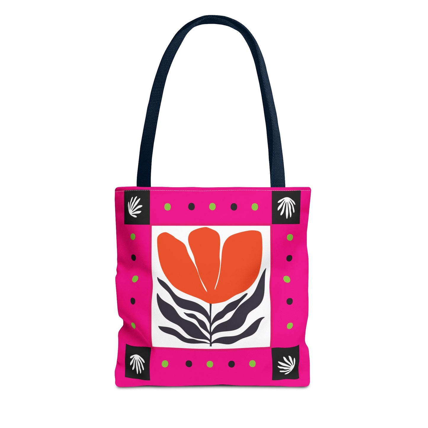 Orange Petal Pop Tote Bag