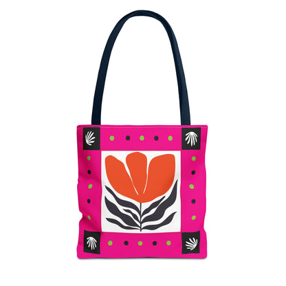 Orange Petal Pop Tote Bag