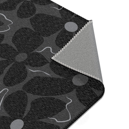 Midnight Modflower Area Rug