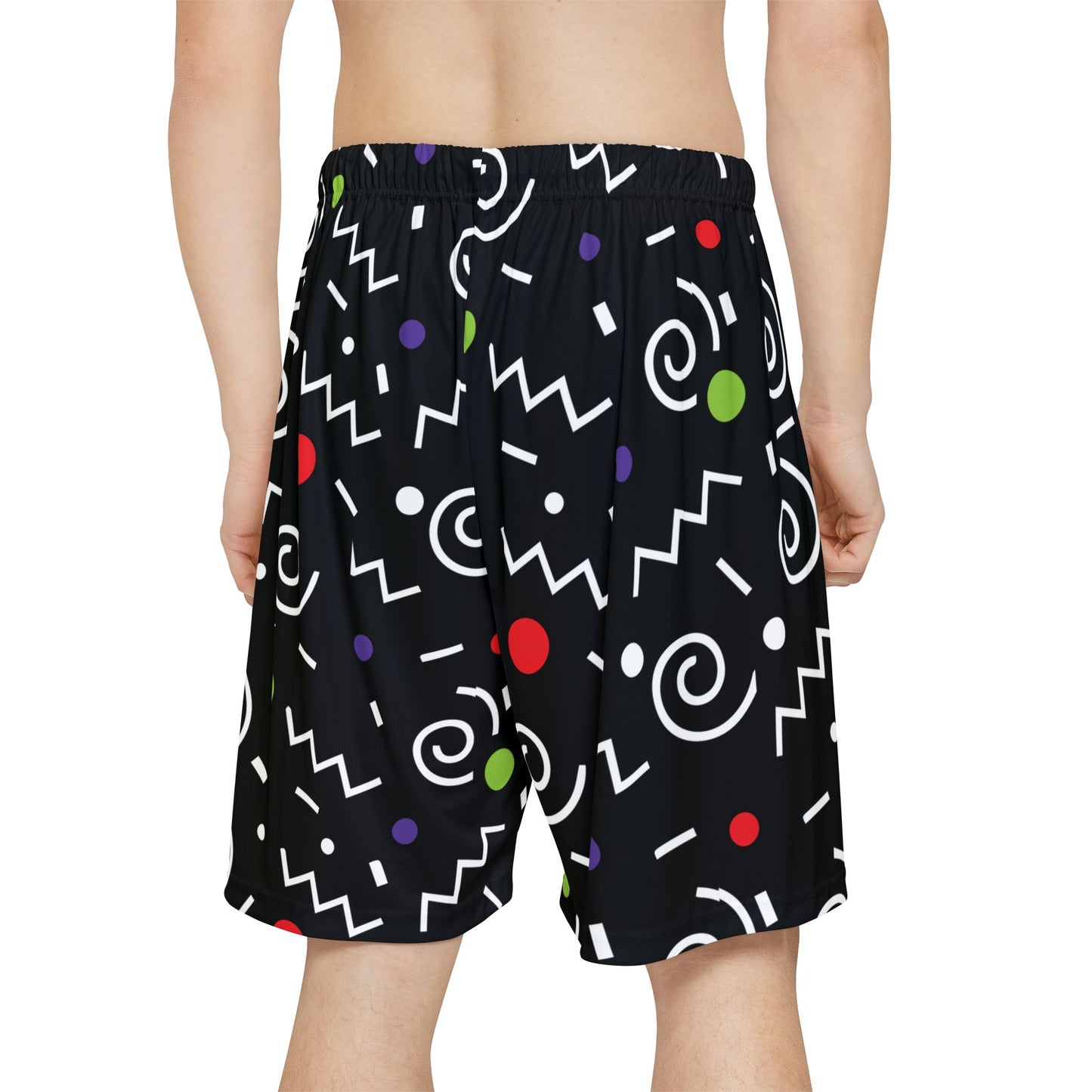 Color Scribbles  Men’s Sports Shorts