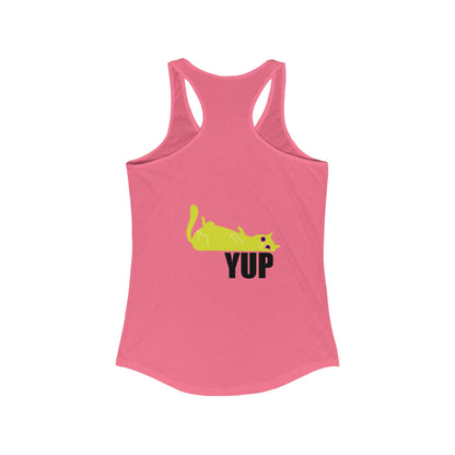 Stay Weird Women's Ideal Racerback Tank