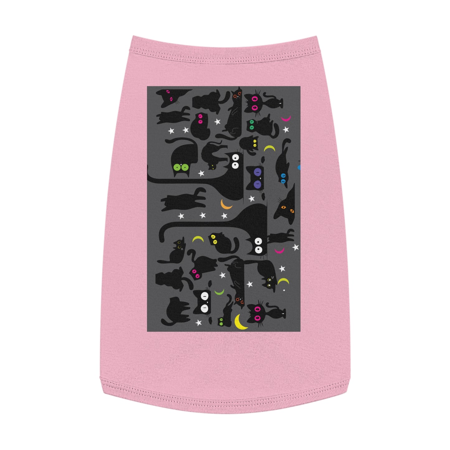 Grey Wicked Whiskers Pet Tank Top