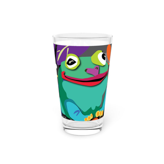 Frogalicious Pint Glass, 16oz