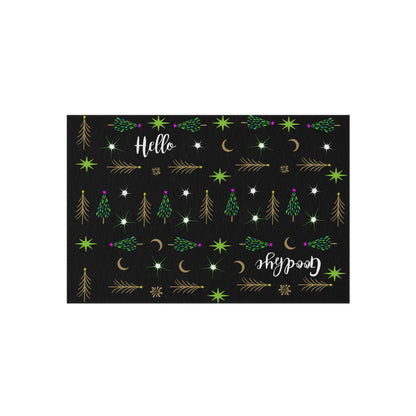 Many Trees  Holiday Tree Outdoor Rug