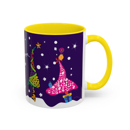 Holiday Trees Accent Coffee Mug (11, 15oz)