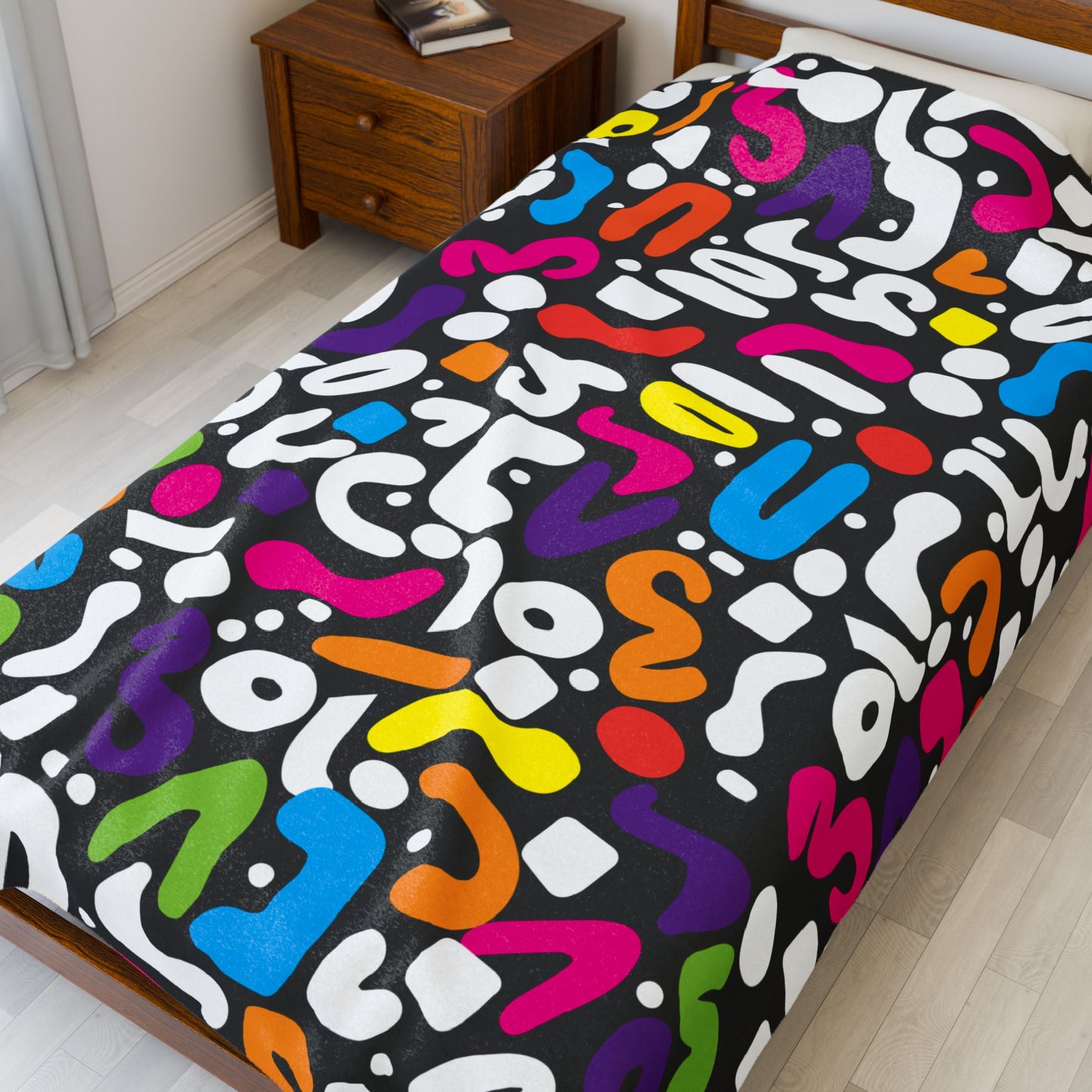 Color Do Dads Velveteen Plush Blanket