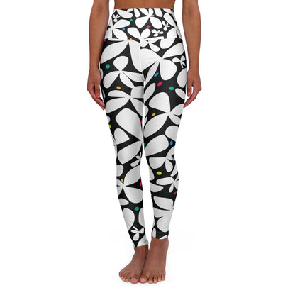Daisy Dazzle High Waisted Yoga Leggings