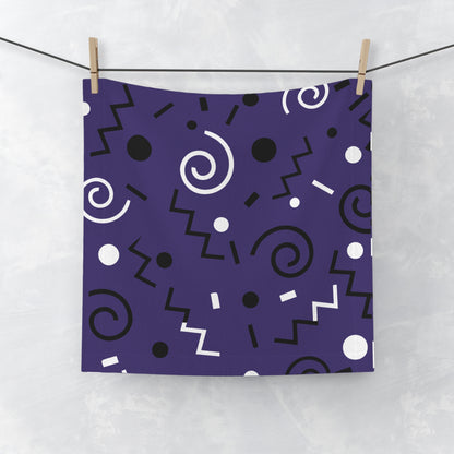 Purple Swirlverse Face Towel