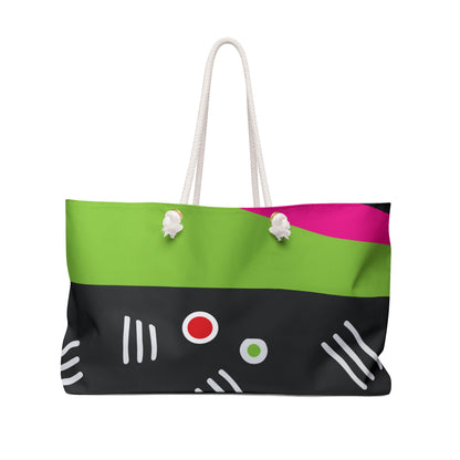 Electric Geometry Weekender Bag