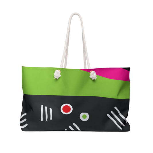 Electric Geometry Weekender Bag
