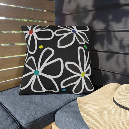 Summer Flower Love Outdoor Pillows