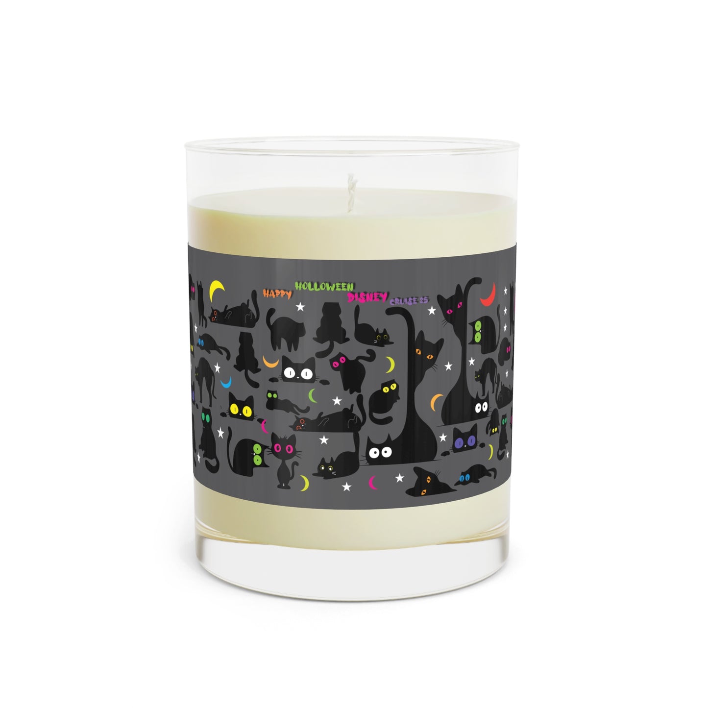 Spooky Whiskers Scented Candle - Full Glass, 11oz