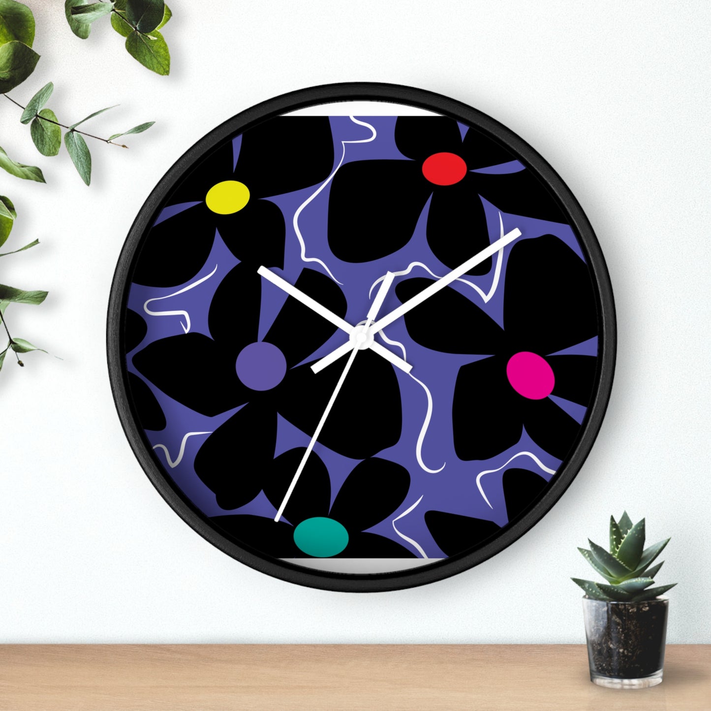 Royal Mod flower Wall Clock