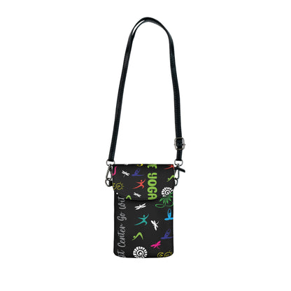 I Love Yoga Small Cell Phone Wallet