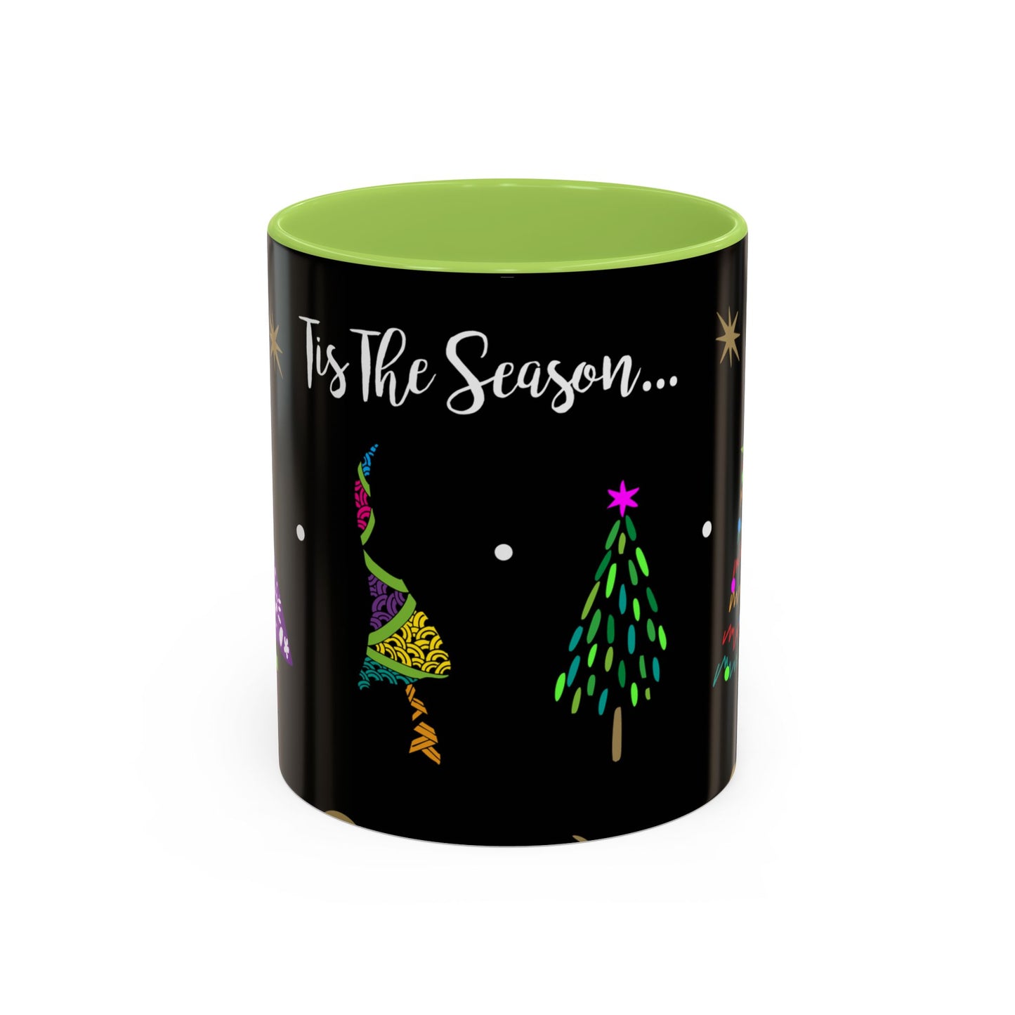 Many Colorful  Trees Accent Coffee Mug (11, 15oz)