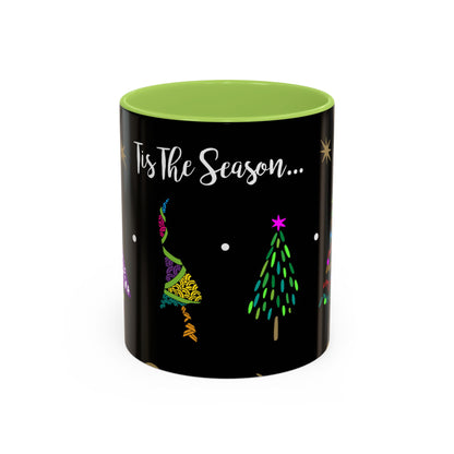 Many Colorful  Trees Accent Coffee Mug (11, 15oz)