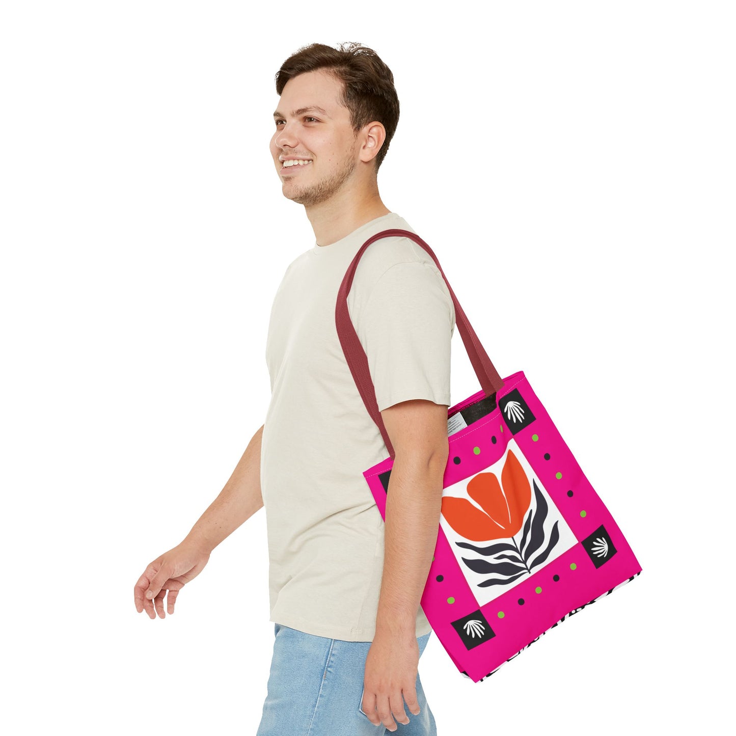 Orange Petal Pop Tote Bag