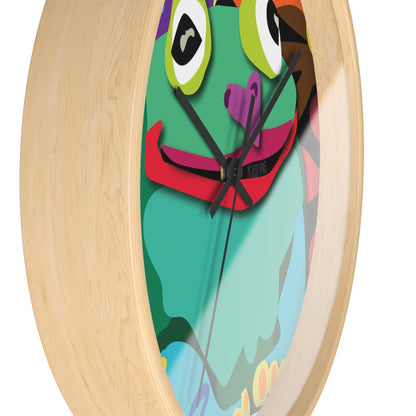Frogolicious Wall Clock