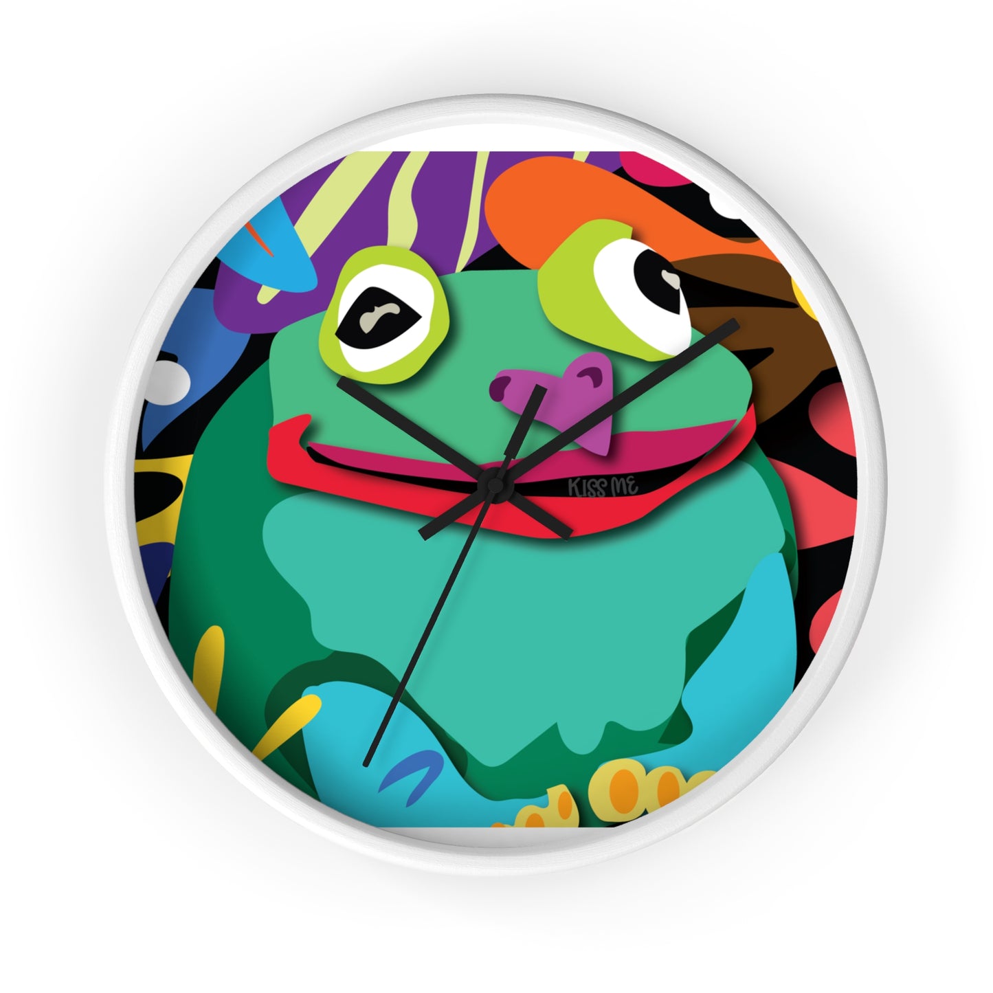 Frogolicious Wall Clock
