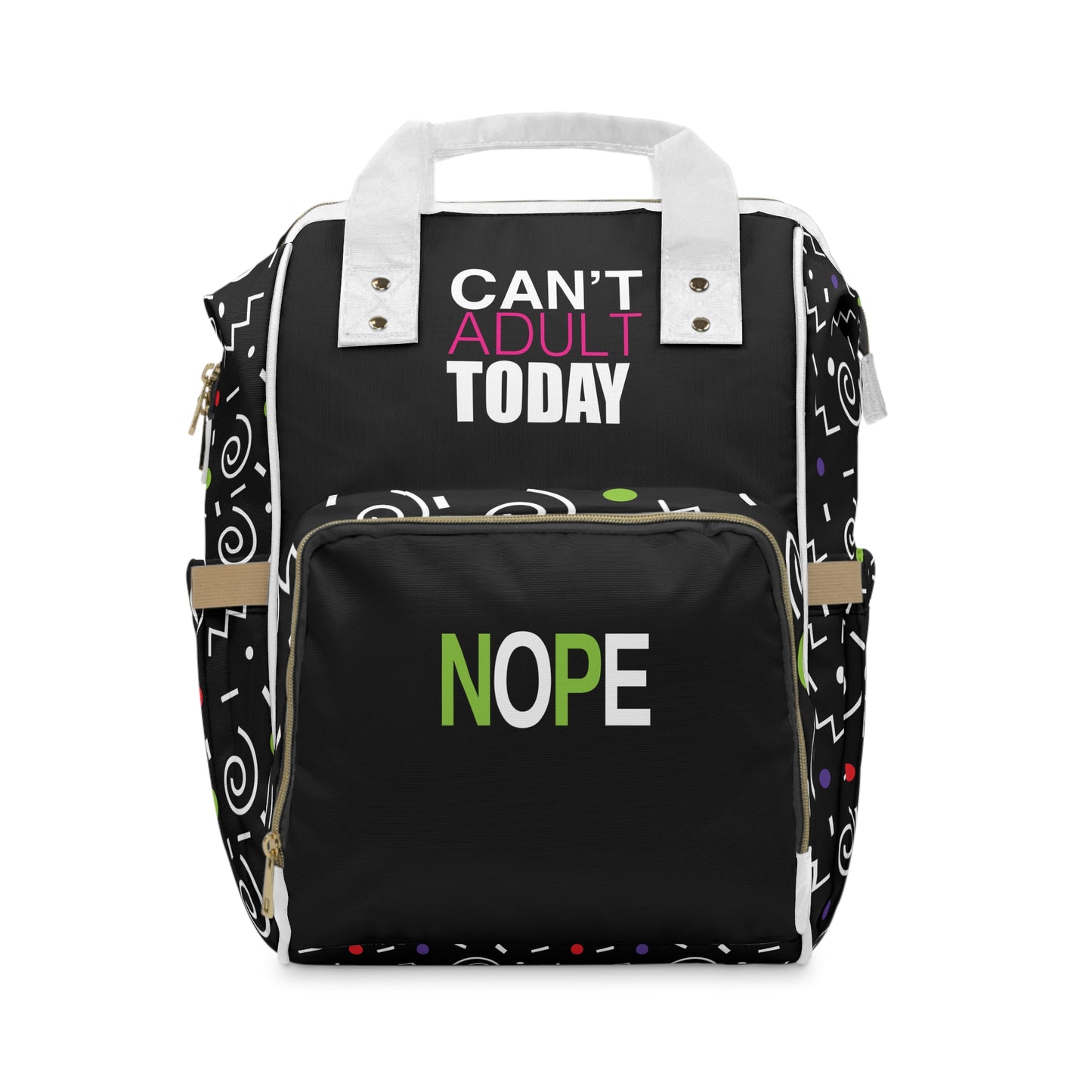 Can't Adult Today Multifunctional Diaper Backpack