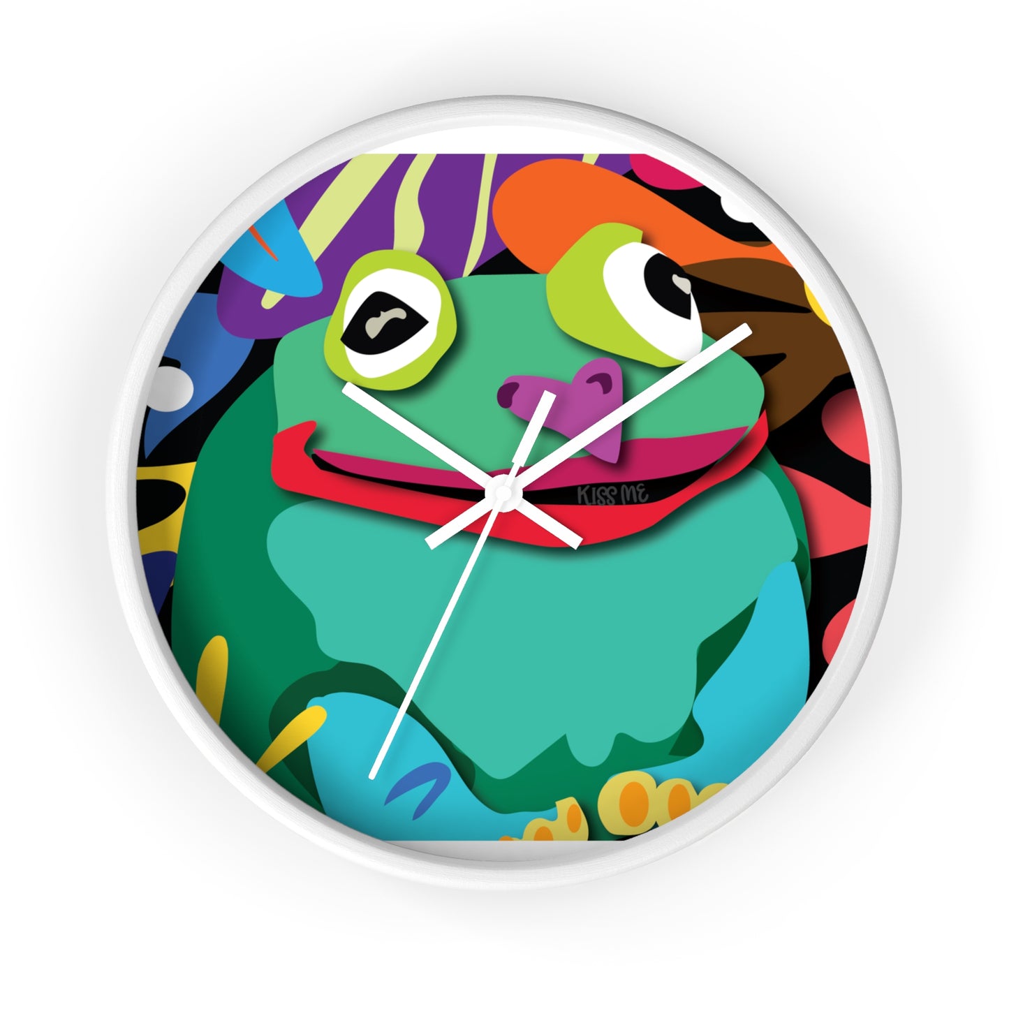 Frogolicious Wall Clock