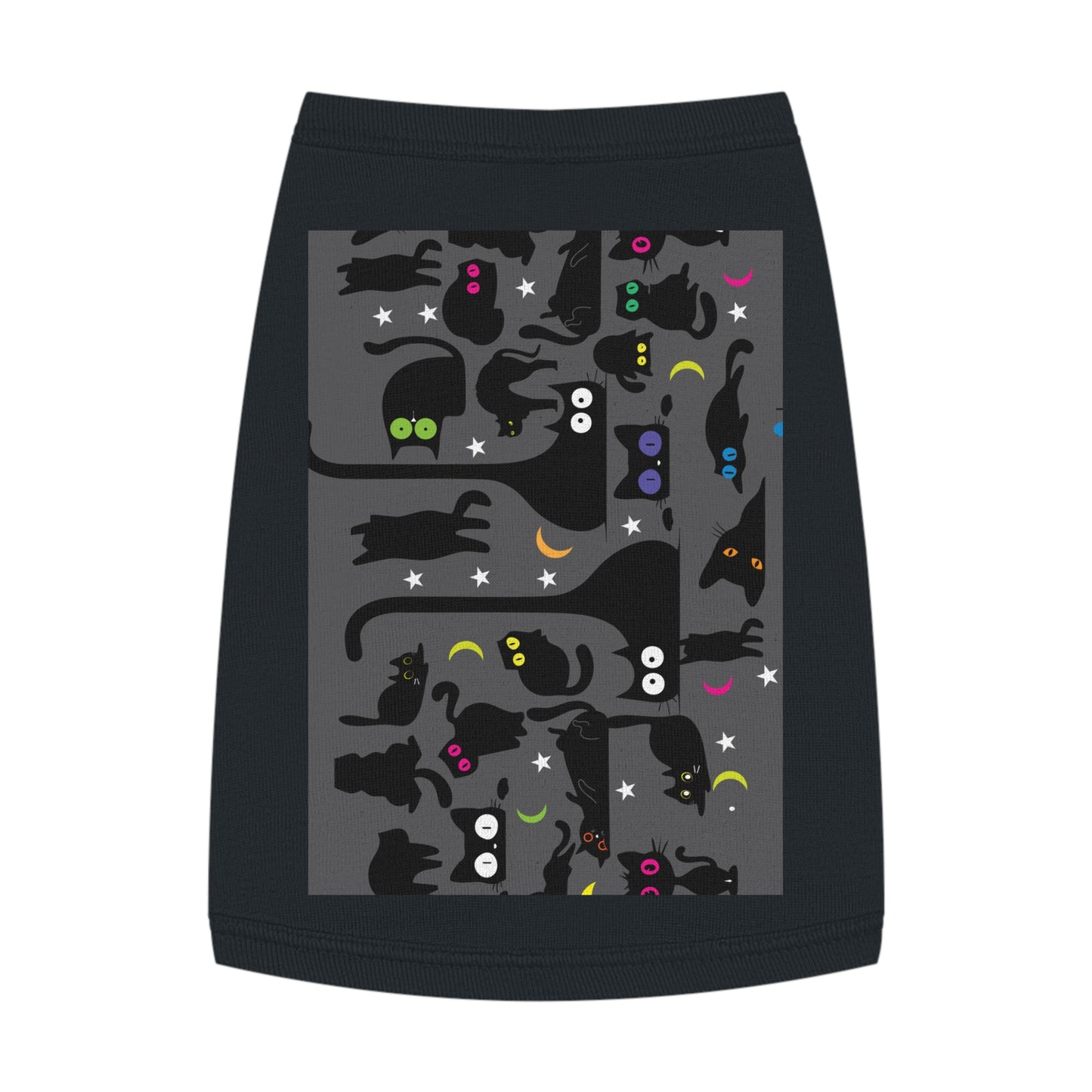 Grey Wicked Whiskers Pet Tank Top