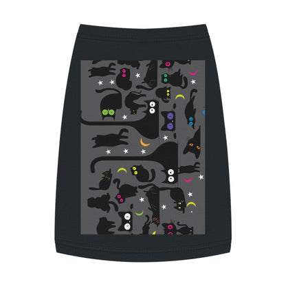 Grey Wicked Whiskers Pet Tank Top