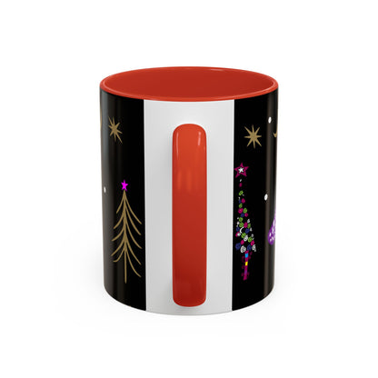 Many Colorful  Trees Accent Coffee Mug (11, 15oz)