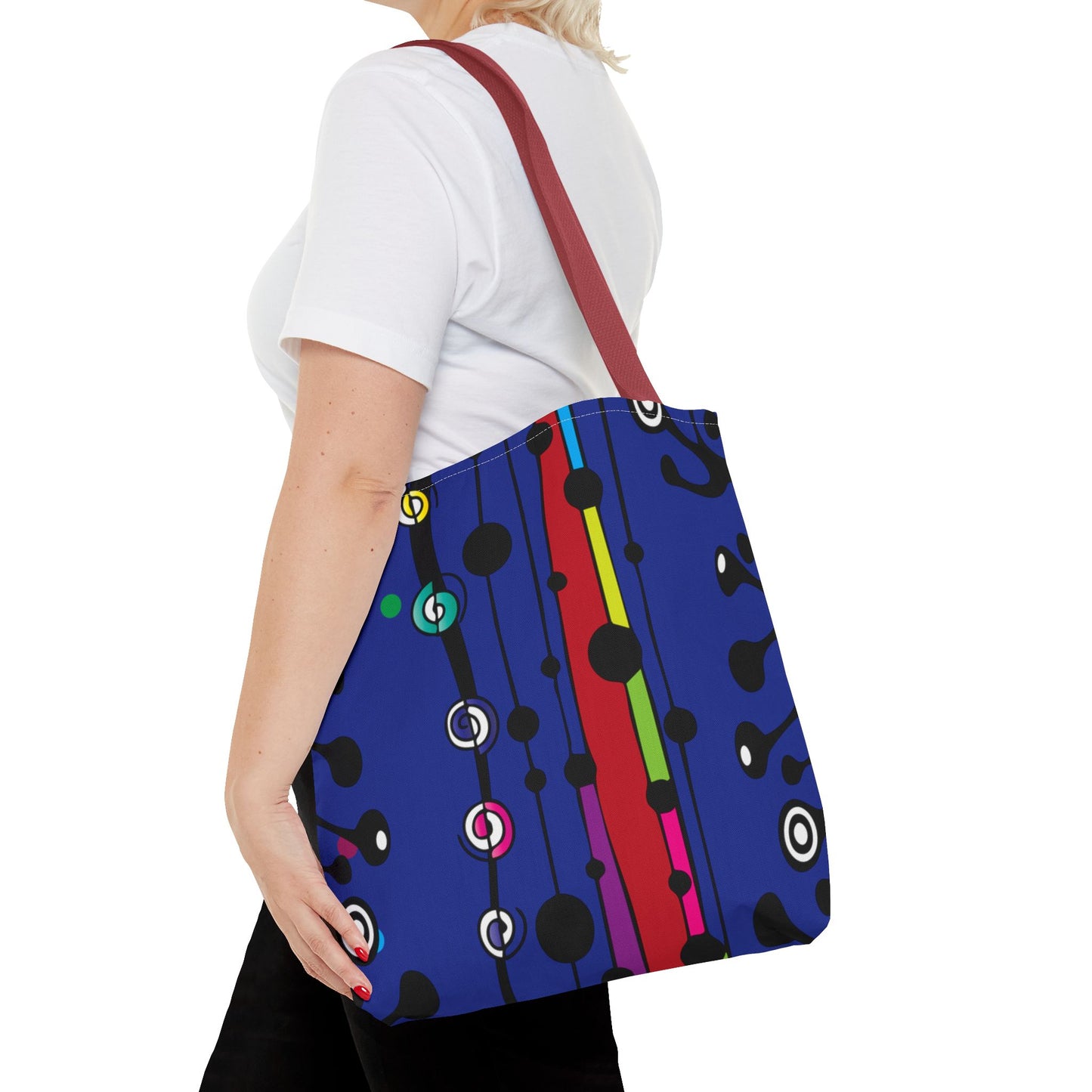 Blue Groove Tote Bag