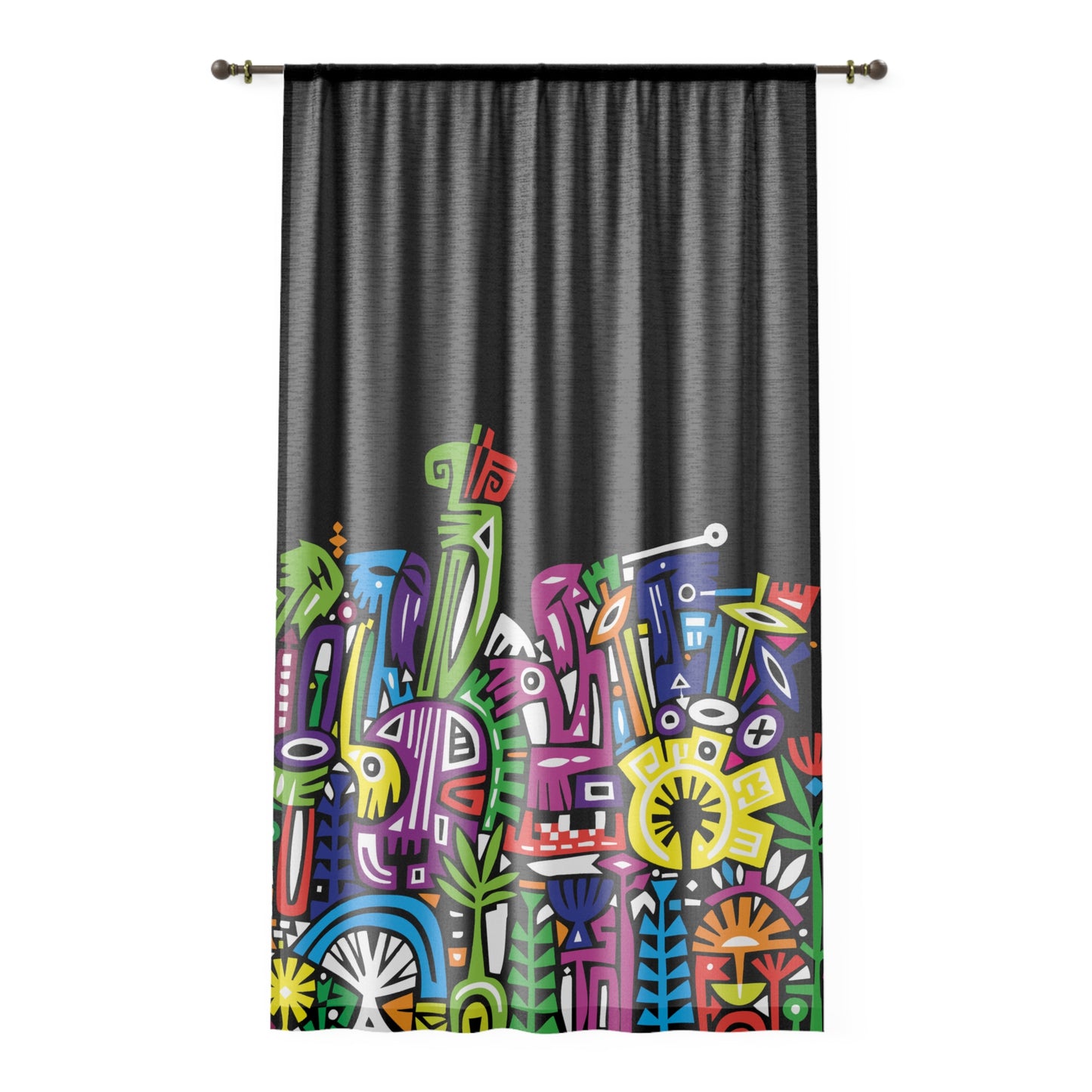 City Escape Window Curtain