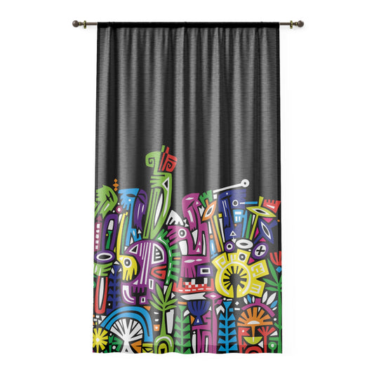 City Escape Window Curtain