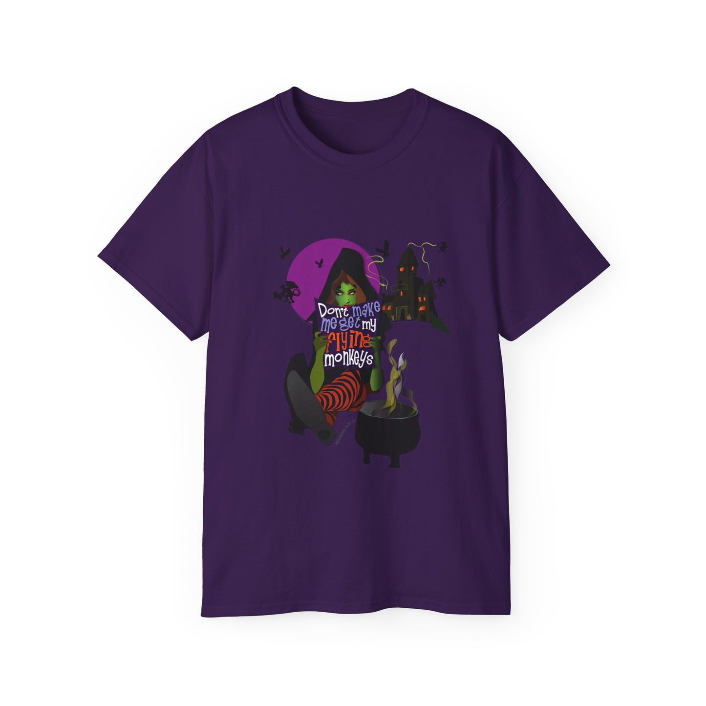 Don't Make Me Get My Monkeys Cotton Tee