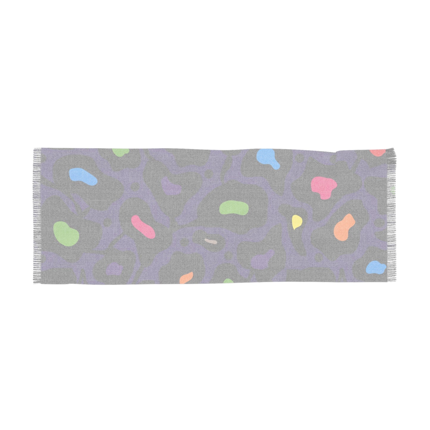 Purple Vivid Petals Light Scarf