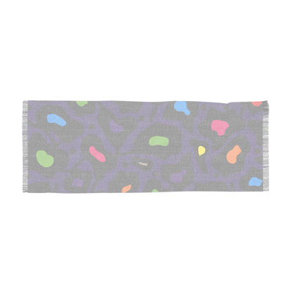 Purple Vivid Petals Light Scarf