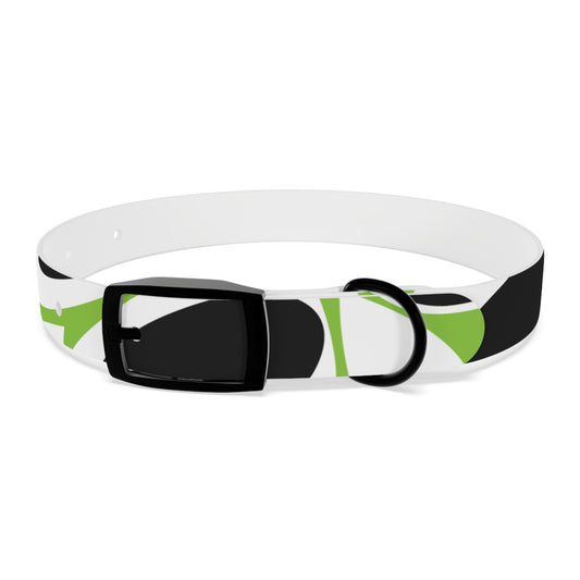 Lime Vivid Petal Edge Dog Collar