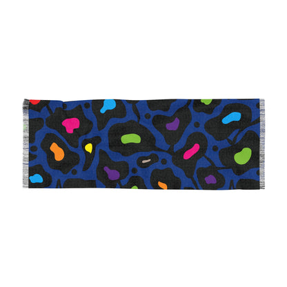 Bold Botanica (Blue) Light Scarf
