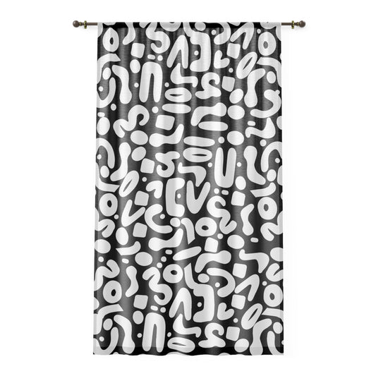 Optic Pop Window Curtain
